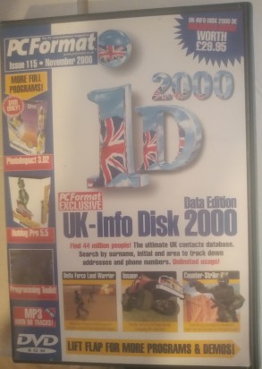 UK Info Disk 2000 Data Edition