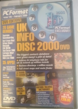 UK Info Disk 2000 DVD