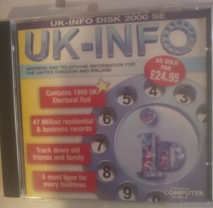 UK Info Disk 2000 SE